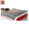 Yak Wool Lattice Blanket/Cashmere Fabric/Camel Wool Textile/Bed Sheet/Bedding